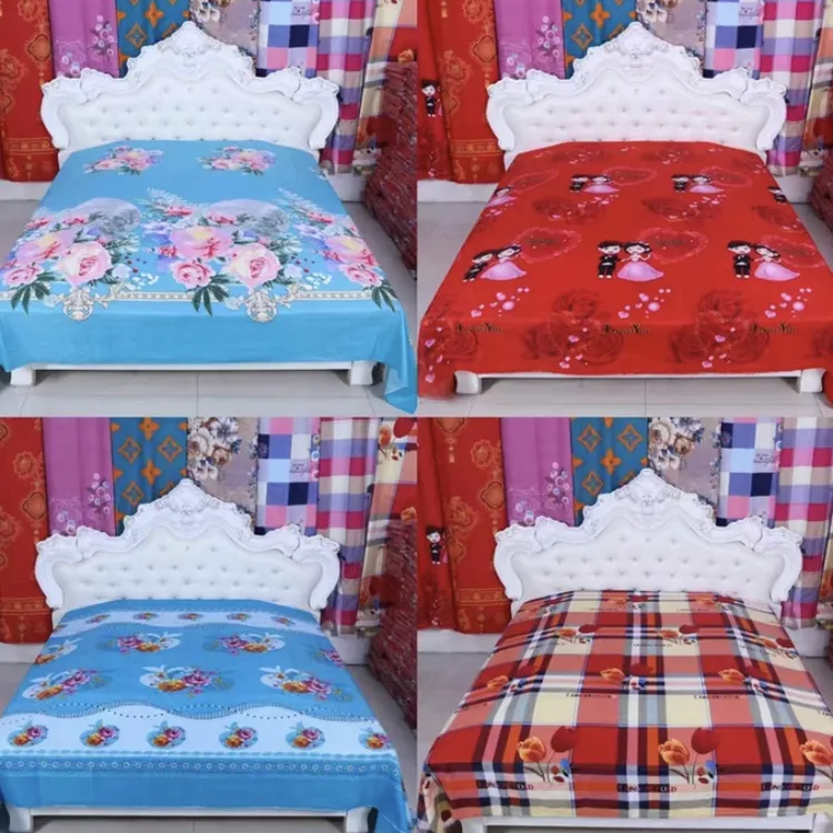 多花型床单2.2m×2.3m四季床盖亲肤时尚大气不起球不褪色不缩水