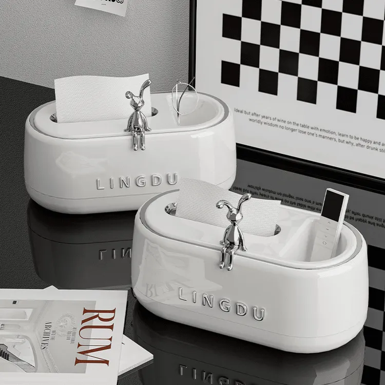 纸巾盒家用客厅茶几餐厅创意多功能卧室桌面遥控器收纳抽纸盒置物