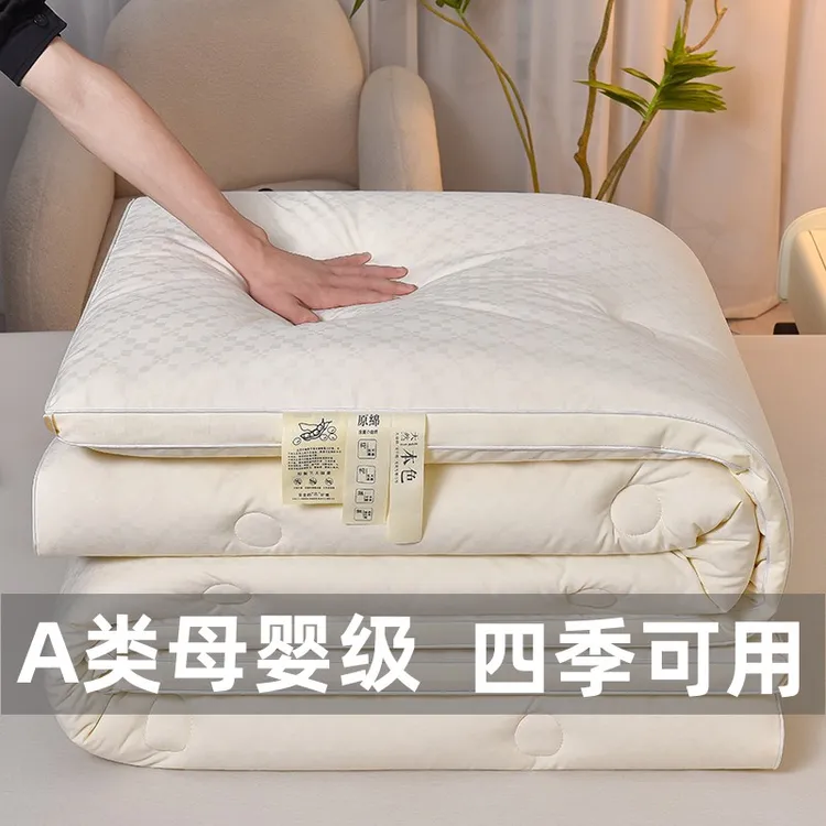 水星家纺适用A类100大豆纤维被芯加厚冬被春秋被棉被空调被子宿舍