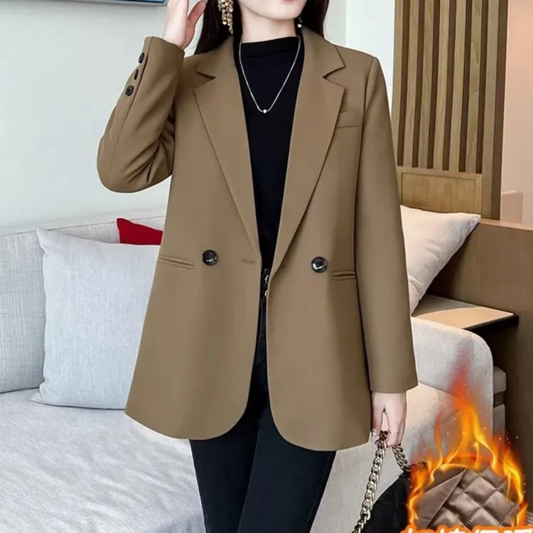 网红西装外套女秋冬新款2025年爆款高级感休闲炸街小个子西服上衣