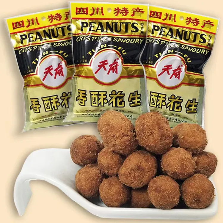天府香酥花生92g四川特产休闲零食蜂蜜油炸去壳营养花生香脆香甜