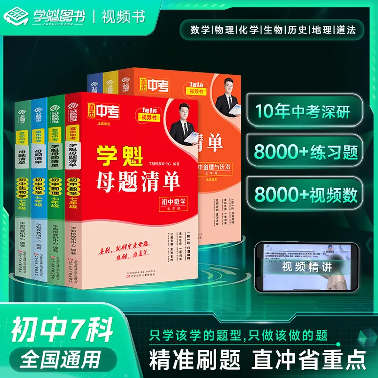 【老师推荐】初中母题清单-初中数学物理化学生物 学习 中考 知识