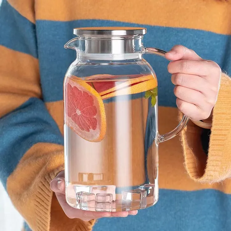 冷水壶家用大容量超大凉水杯凉水壶泡茶壶耐热扎壶清货加厚