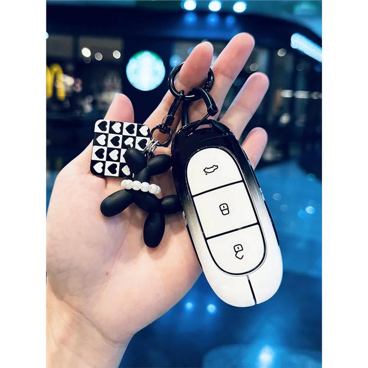 适用理想L7钥匙套L8汽车L9扣专用mega理想壳高档女士高端金属扣壳