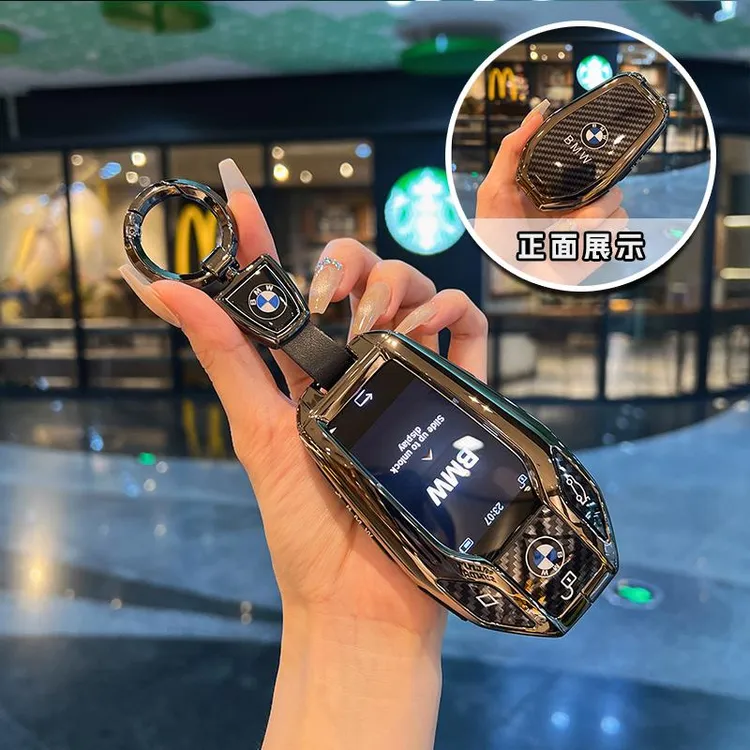 适用于宝马液晶钥匙套7系730li740车5系 535LE6系GT包X3/X5/X7扣