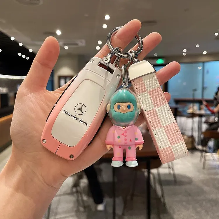 奔驰钥匙套e级e300l/c260L壳A200女gle350渐变glb220/glc包gla扣