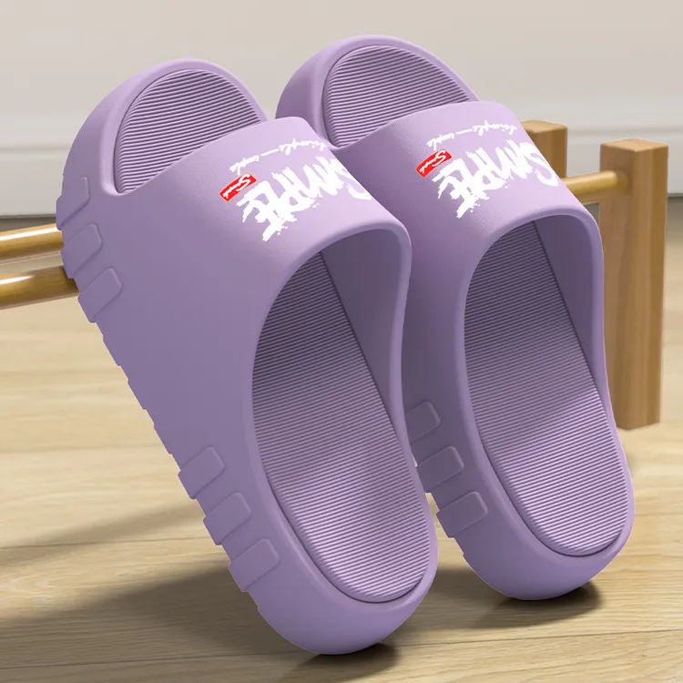 艾姿莲拖鞋女士夏季外穿室内家居2024新款防滑厚底情侣凉拖鞋男士