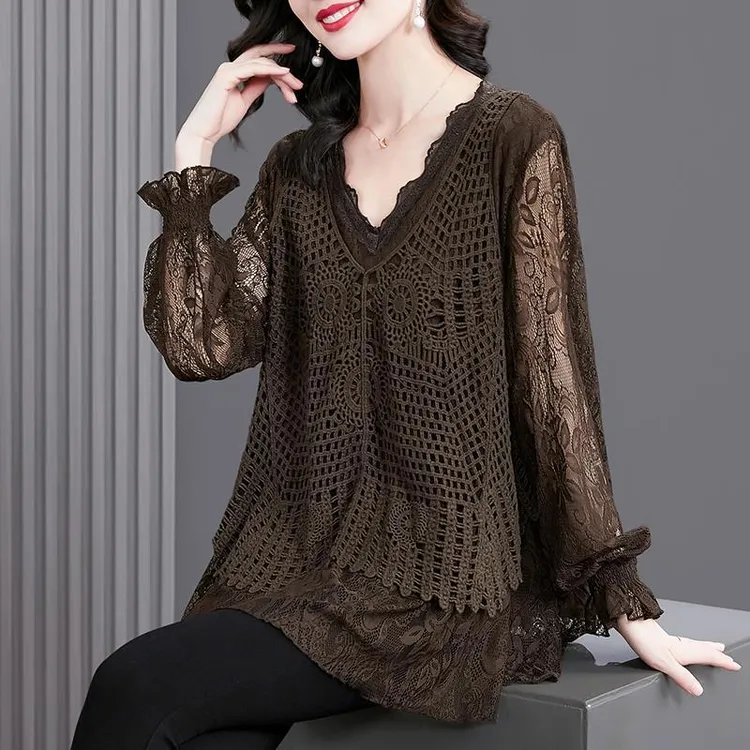 高档针织打底衫女春装加厚2025新款大码宽松时尚个性百搭T恤上衣