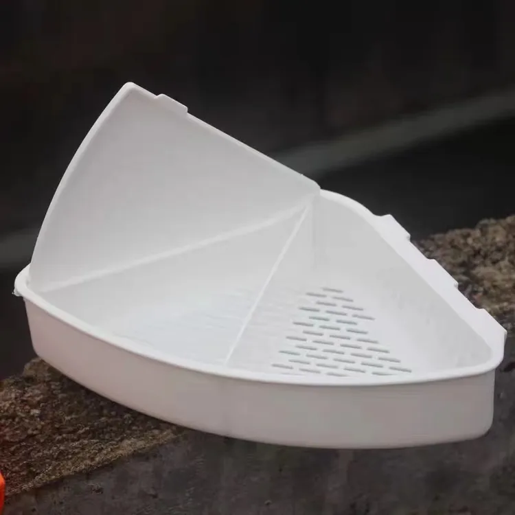 三角虾盒饵料盒钓鱼桶内外侧挂钩海钓矶钓筏钓拌饵箱塑料配件置物