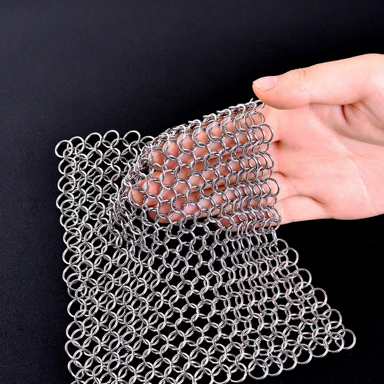 钢丝球 耐用304不锈钢刷锅网洗锅家用清洁球铁丝洗碗链不掉丝商用