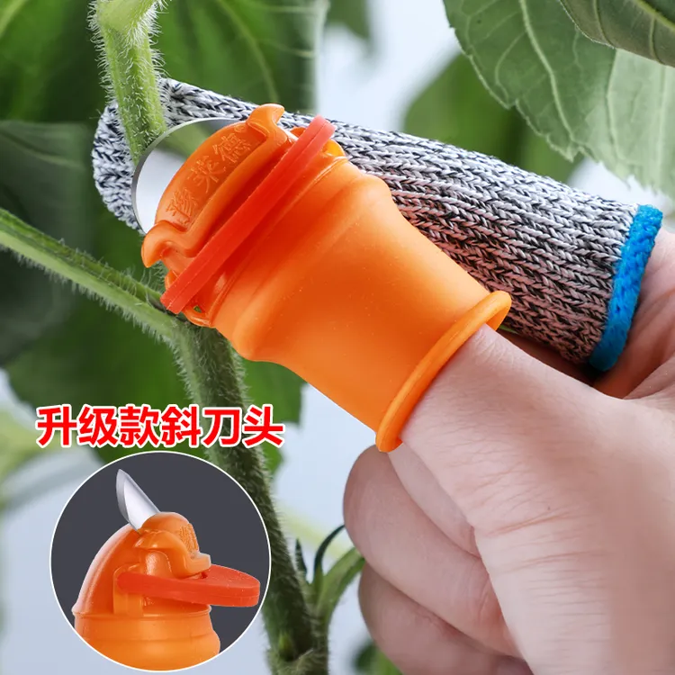 拇指刀择菜摘花椒指套厨房剥菜掐菜豆子豆指甲豆角手指套摘菜护指