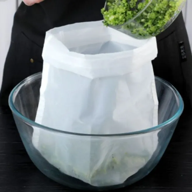 家用厨房豆浆过滤袋隔渣果汁茶包挤馅过滤器超细漏网过滤网筛沥水