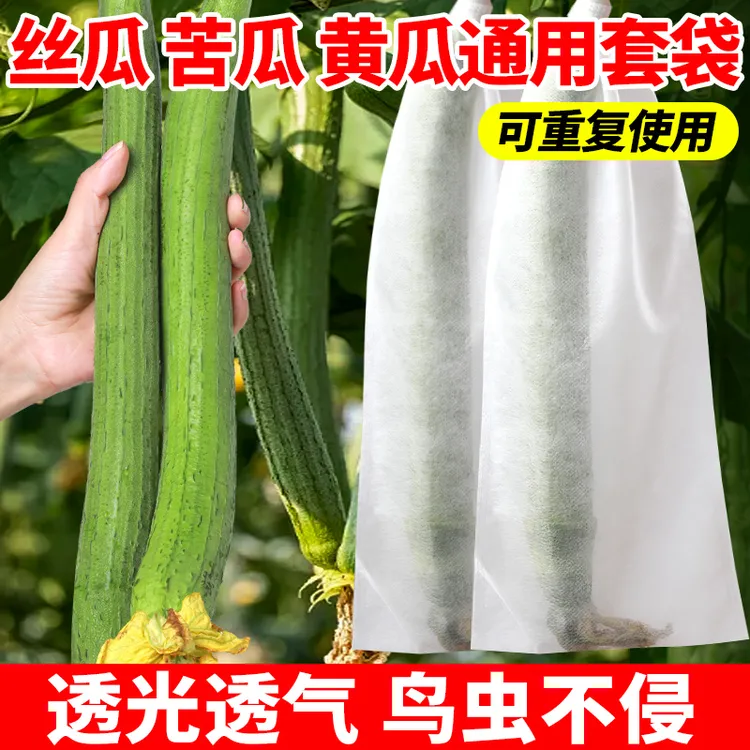 苦瓜丝瓜黄瓜青瓜套袋用袋防虫袋子保护套纸袋瓜果蔬菜水果针蜂