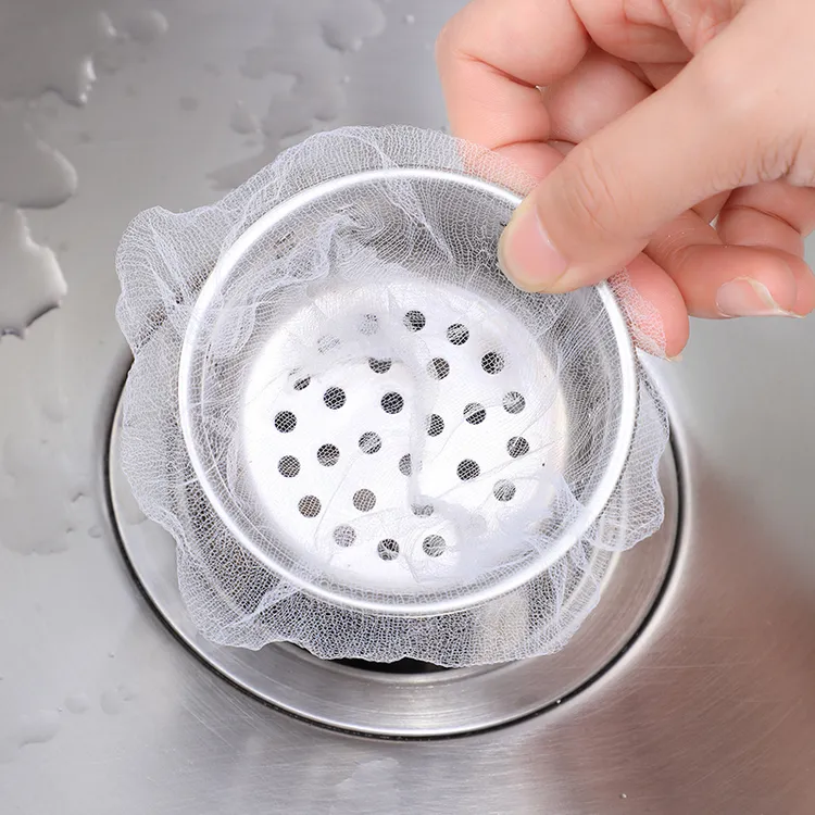 厨房水槽过滤网下水道水池一次性网兜地漏一网打尽洗菜池网袋漏网