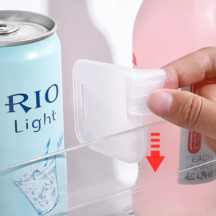 冰箱分隔夹侧门分隔板隔断分格小隔板整理收纳夹分割家用分类家用