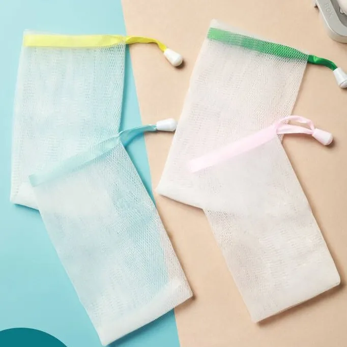 双层手工皂洗脸起泡网洗面奶香皂起泡网袋洁面打泡网发泡网皂网袋