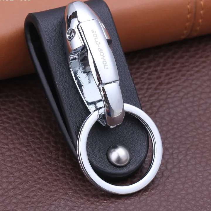 皮带钥匙扣男士腰挂高档正品腰带锁匙扣匙钥扣挂钩真皮裤带