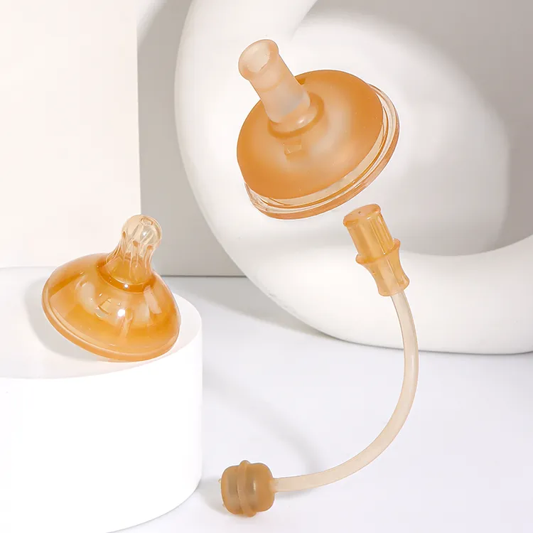 维迪熊适配某亲奶嘴吸嘴直吸式吸管嘴超软硅胶宽口奶瓶径通配5cm