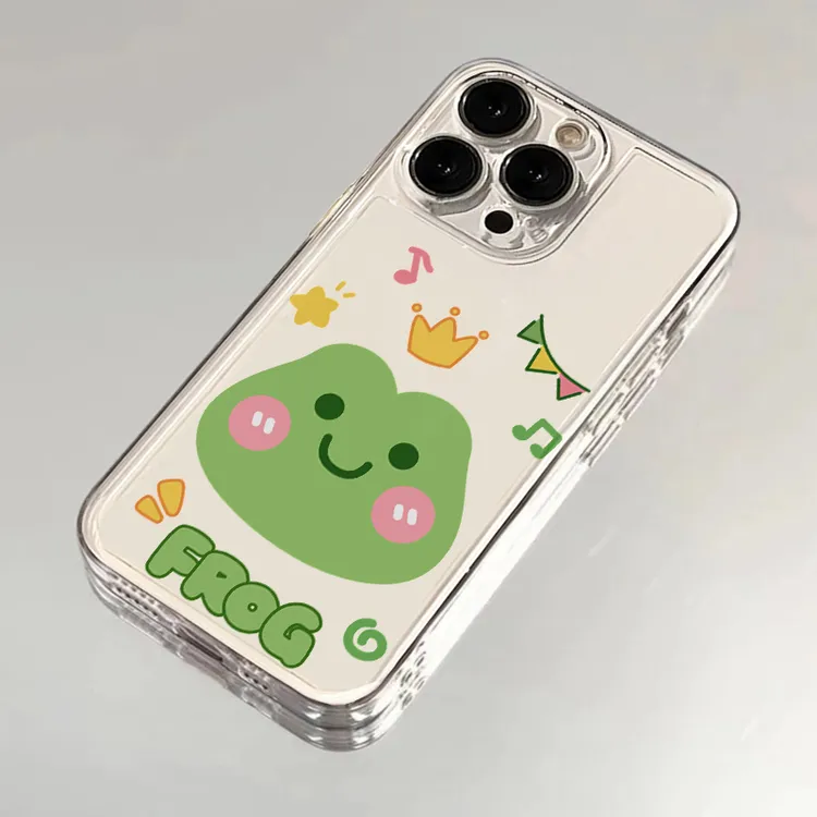 青蛙王子音符适用苹果15promax手机壳iPhone14可爱12个性13卡通