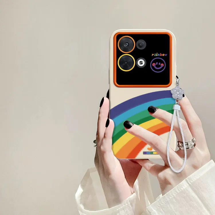 适用于OPPO Reno9Pro+慢慢变好大视窗手机壳全包硅胶防摔时尚女款