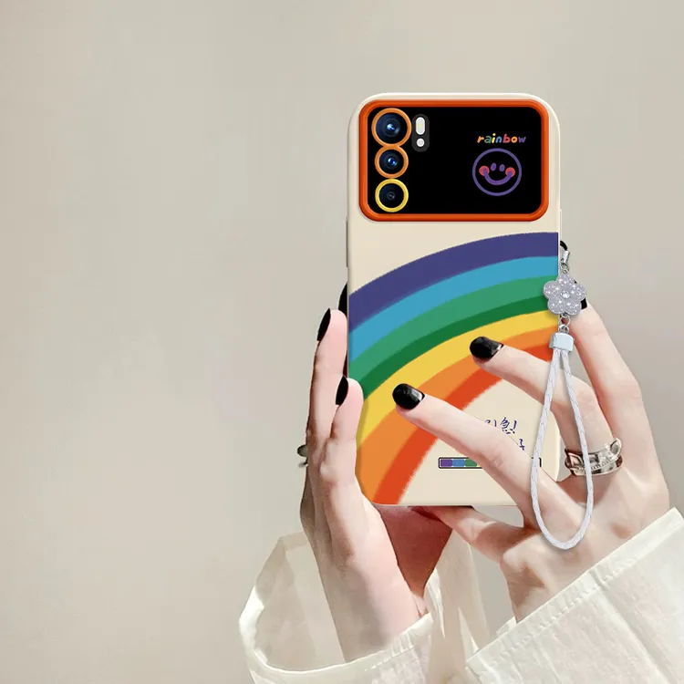 适用于OPPO Reno6Pro慢慢变好大视窗手机壳全包硅胶防摔时尚女款