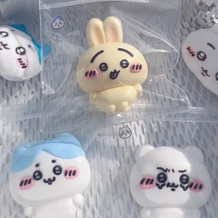 chiikawa三小只-单只-厚奶油手感食品级硅胶捏捏