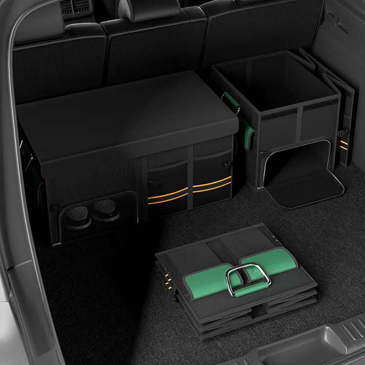 车内用品折叠收纳神器汽车后备箱收纳箱车载储物箱收纳盒尾箱整理