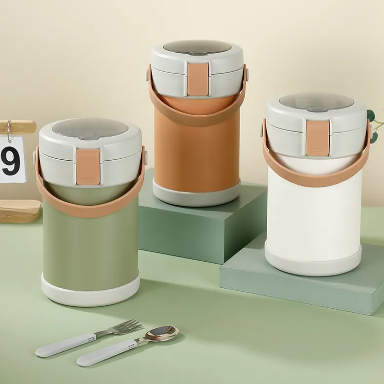 304真空保温饭盒提锅便携多层分格学生族上班族便当配餐盒老饭盒