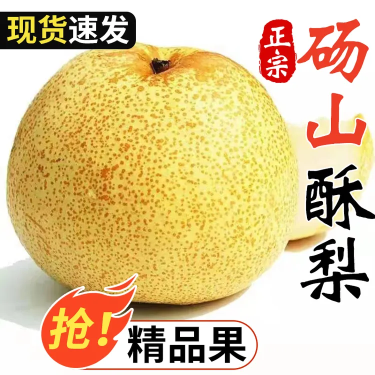 梨子砀山酥梨当季新鲜水果脆甜多汁皮薄整箱老树砀山酥梨
