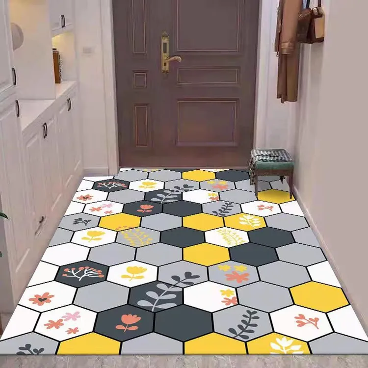 百搭风入户玄关垫橡胶大底吸水防滑脚垫耐脏好打理可裁剪吸水速干