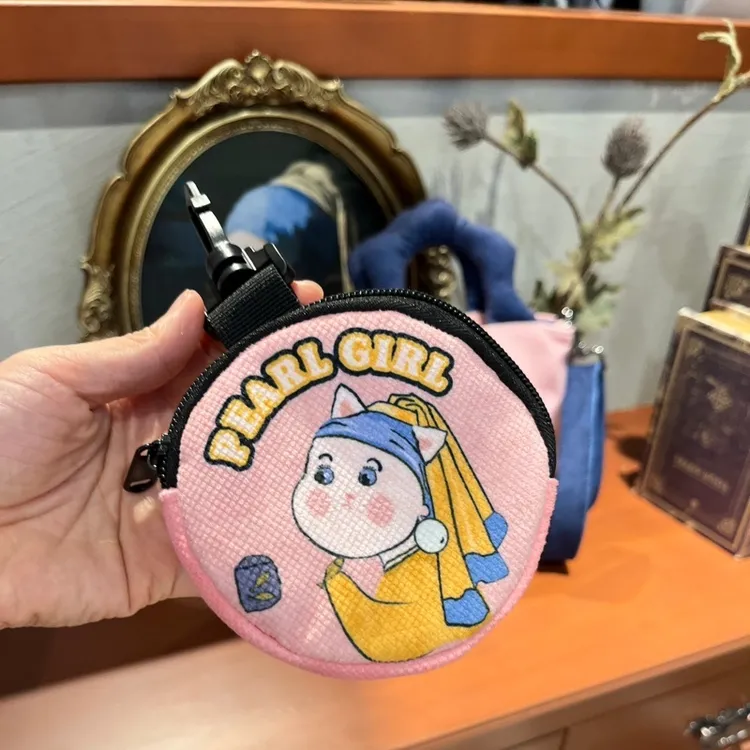 原创设计 可爱卡通零钱包女 化妆包便携证件包