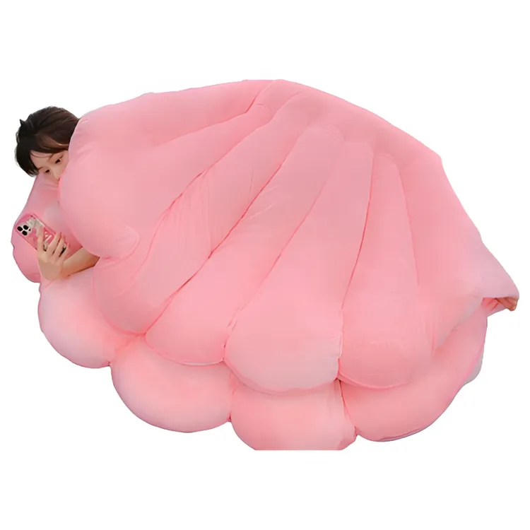巨型蚌壳抱枕可穿戴睡袋睡觉被子亲肤舒适超大号贝壳坐垫毛绒玩具