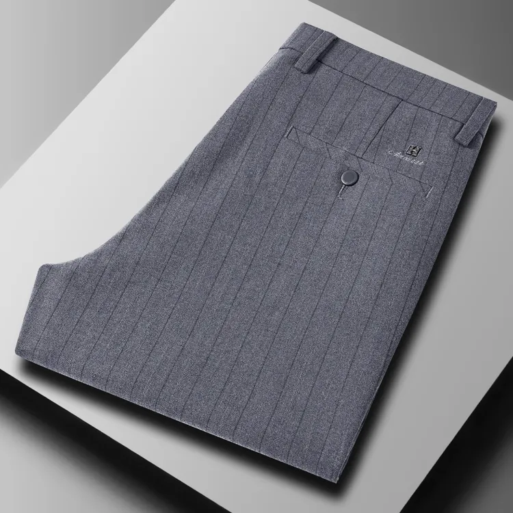 春秋休闲裤多色男士裤子男高级直筒裤商务休闲裤时尚中年潮流修身