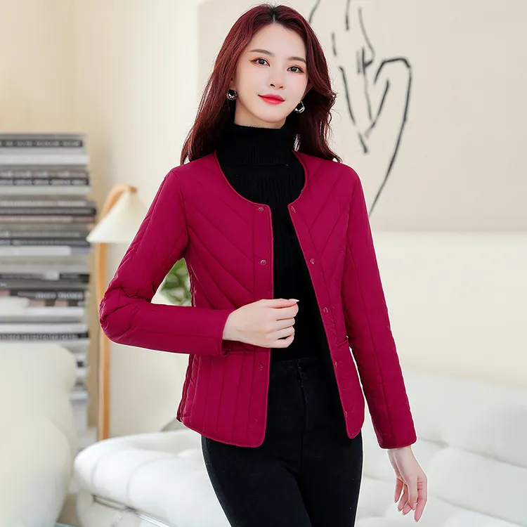 内穿棉衣女短款冬加绒加厚小棉袄贴身保暖反季清仓内胆棉服妈妈装