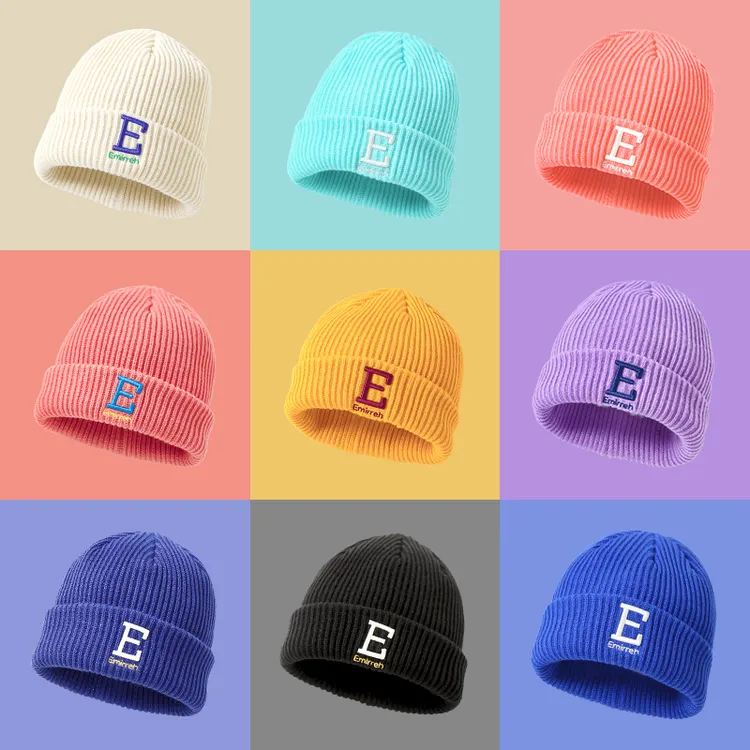 伊米伦儿童帽保暖毛线帽洋气男童女童亲子针织抗起球宝宝秋冬帽子