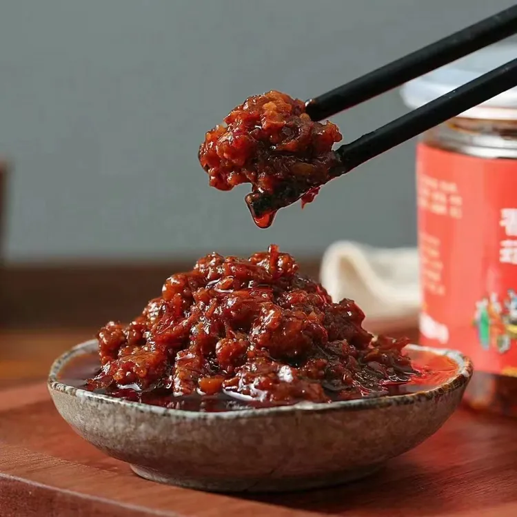 亮三哥牛肉酱五罐装夹馍酱拌饭炒菜早餐香辣手工五香凉拌风味混合