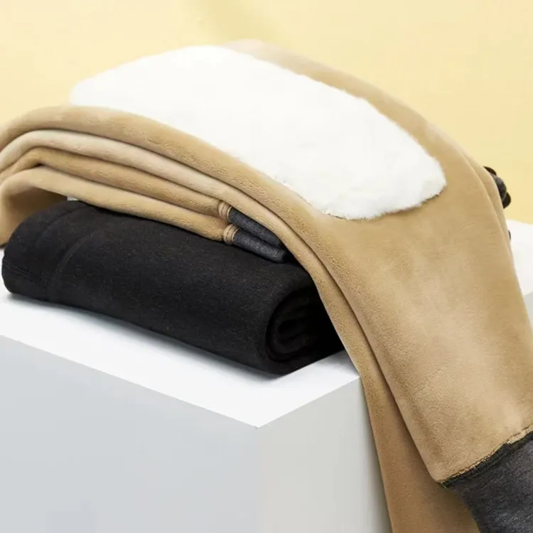 650g保暖裤男加厚内穿加绒高腰棉裤打底裤绒裤线裤