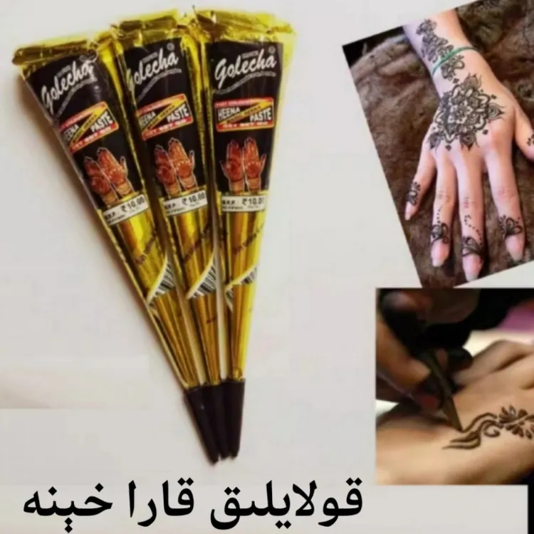 【napis好物】kara sihmah henna 海娜膏美甲黑色指甲染膏特方便