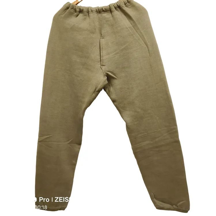 单条绒裤男士老卫生裤舒适棉质防寒秋冬暖裤