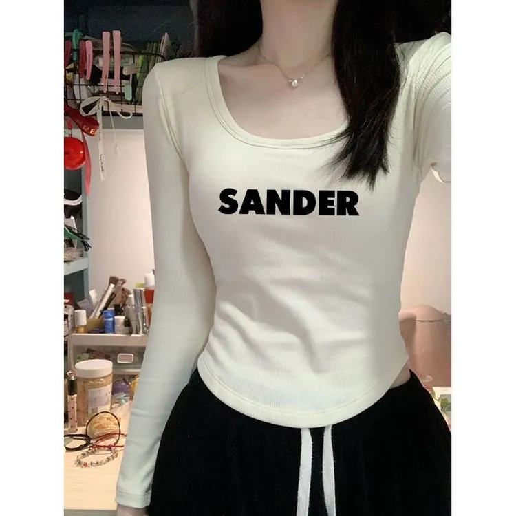 加绒加厚德绒长袖t恤女2024新款爆款春冬内搭打底衫保暖低领上衣