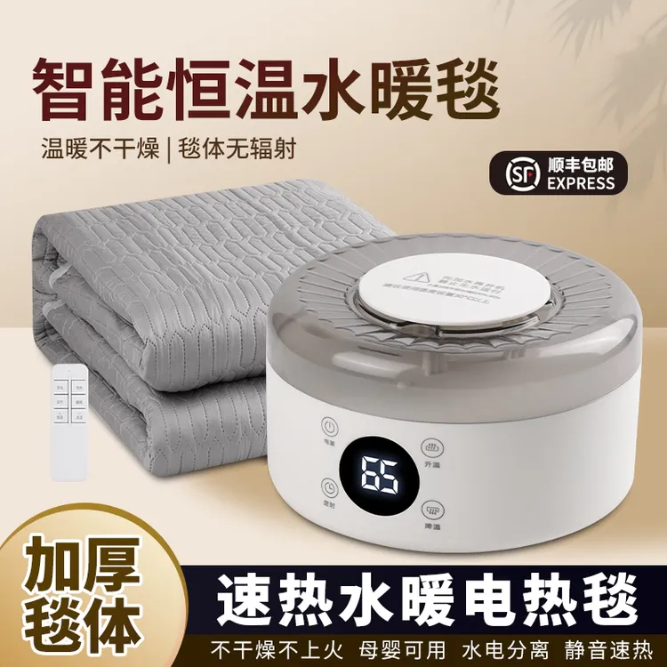 水暖电热毯2024新款安全遥控超静音省电不上火单人双人水电热毯