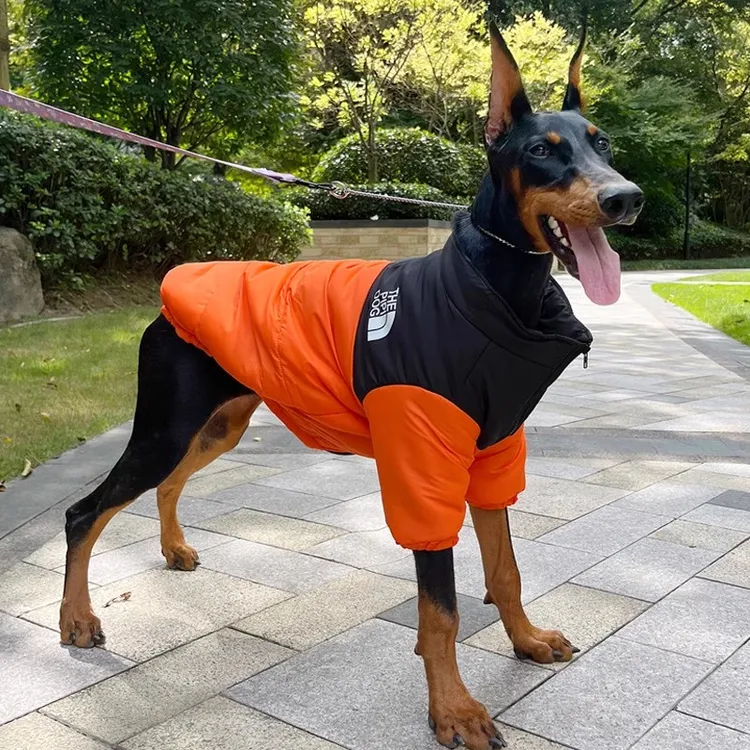 狗狗衣服秋冬季棉服中大型犬金毛杜宾哈士奇拉布拉多加厚保暖棉衣