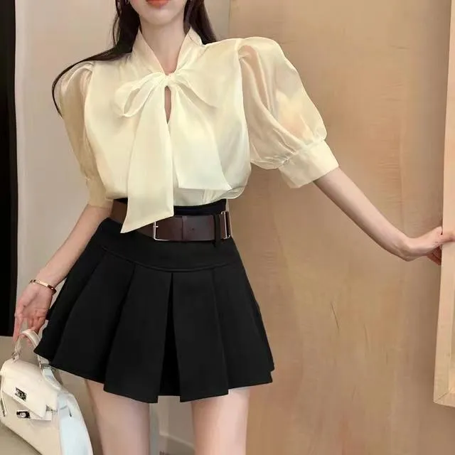 【12.9专属福利】显瘦高腰高腰春秋设计感韩版休闲长袖气质