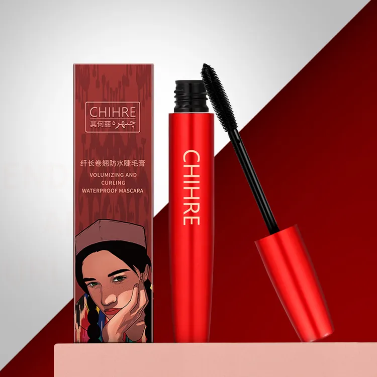 【乌鲁木齐发货】其何丽纤长卷翘防水睫毛膏不晕染持久浓密翘睫毛