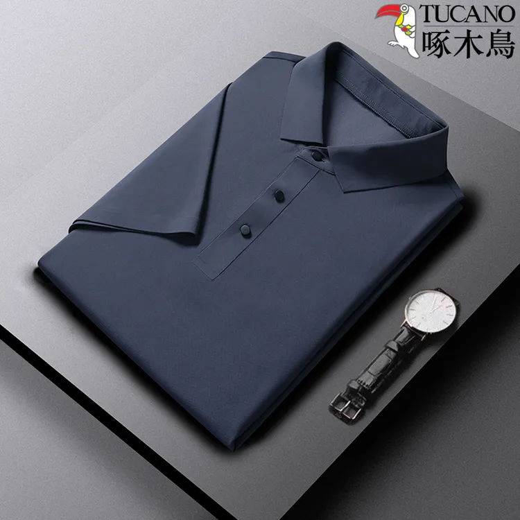 TUCANO/啄木鳥【冰感POLO衫】商务休闲简约时尚顺滑亲肤柔软POLO衫