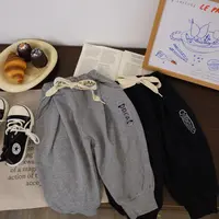 儿童春秋韩版休闲印字母卫裤LSQ037