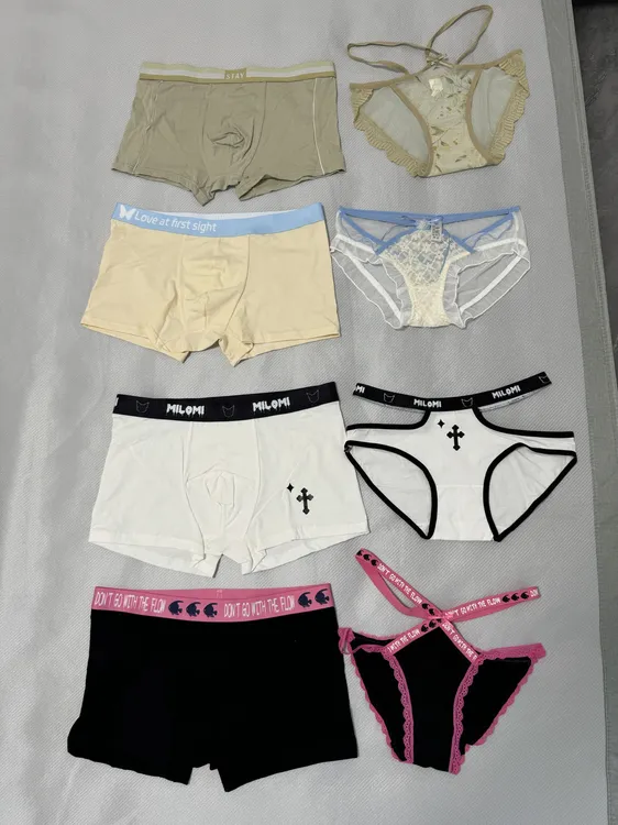 库洛米蕾丝网纱～2024可爱情侣穿搭情侣款一男一女舒适透气