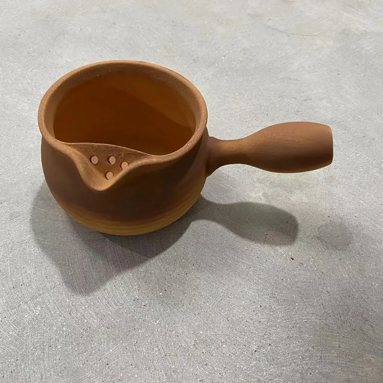 手工陶土侧把可干烧烤茶罐公道杯煮茶壶罐罐茶煮茶器烤茶炉套装