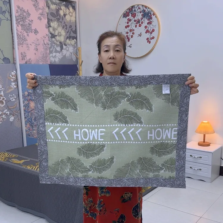 （江南风情枕巾）52*78一对装加厚多功能透气配套枕巾