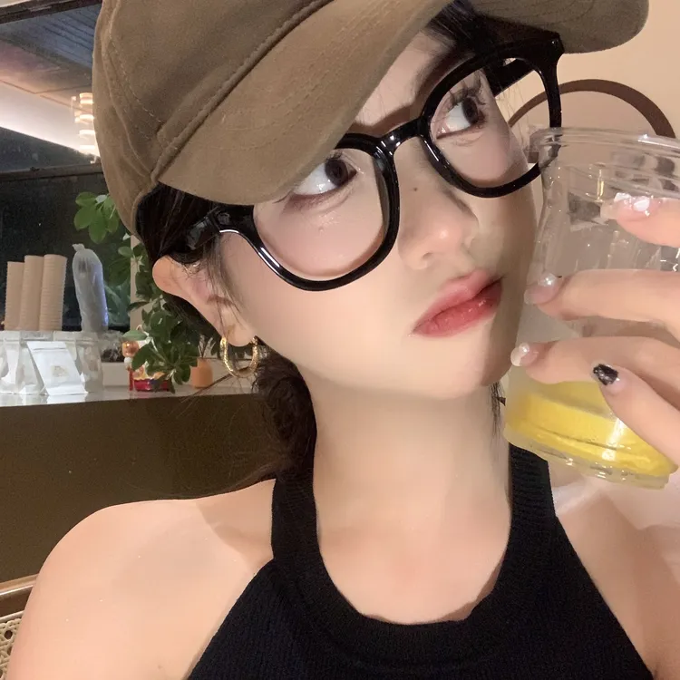 韩芸汐  A-316 金色简约百搭小众简约气质耳圈